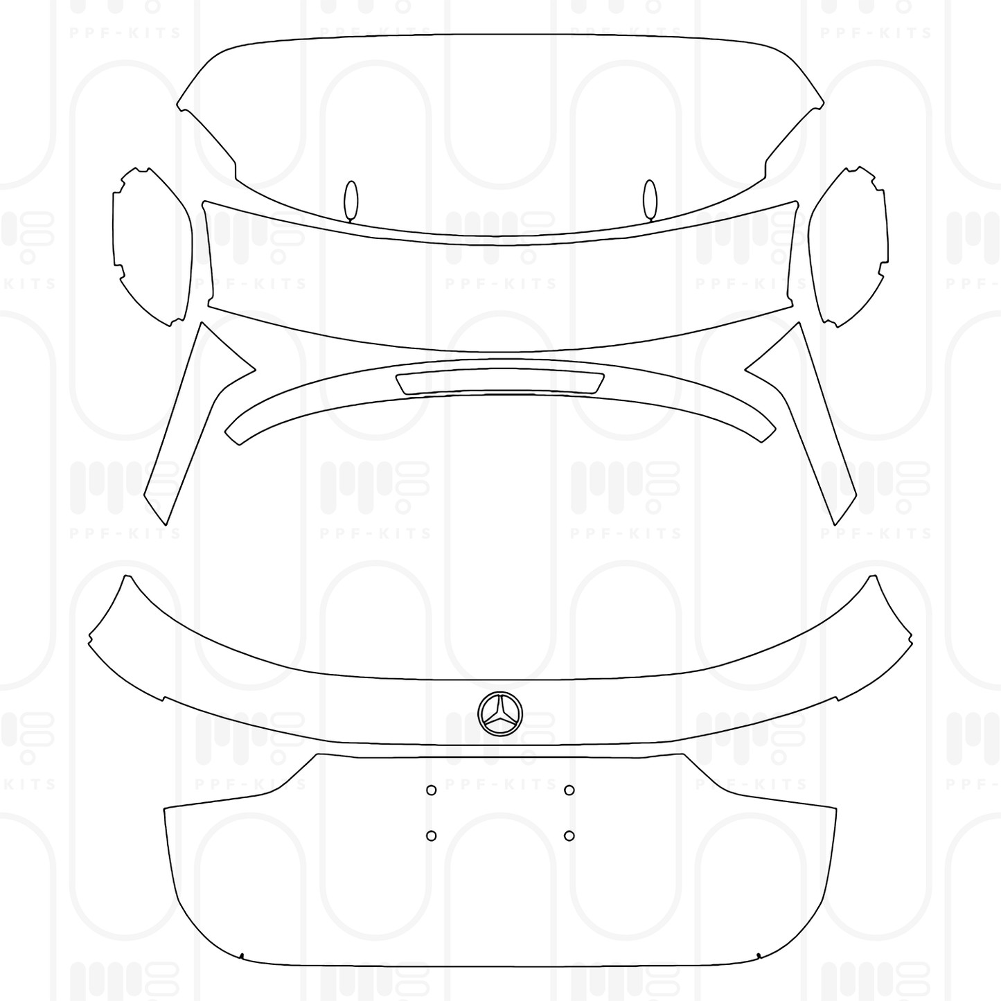 PPF prédécoupé Mercedes-Benz GLA AMG GLA 45 2026