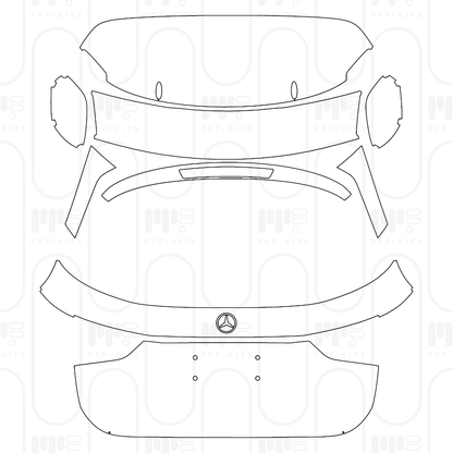 PPF prédécoupé Mercedes-Benz GLA AMG GLA 45 2026