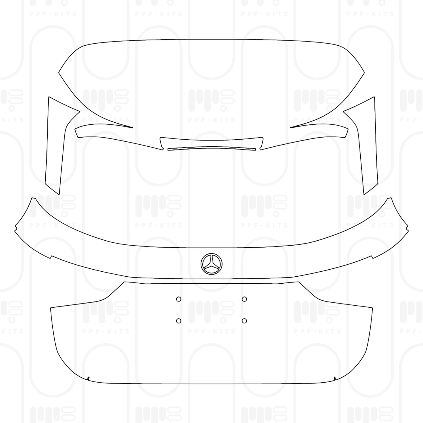 PPF prédécoupé Mercedes-Benz GLA AMG GLA 35 2026