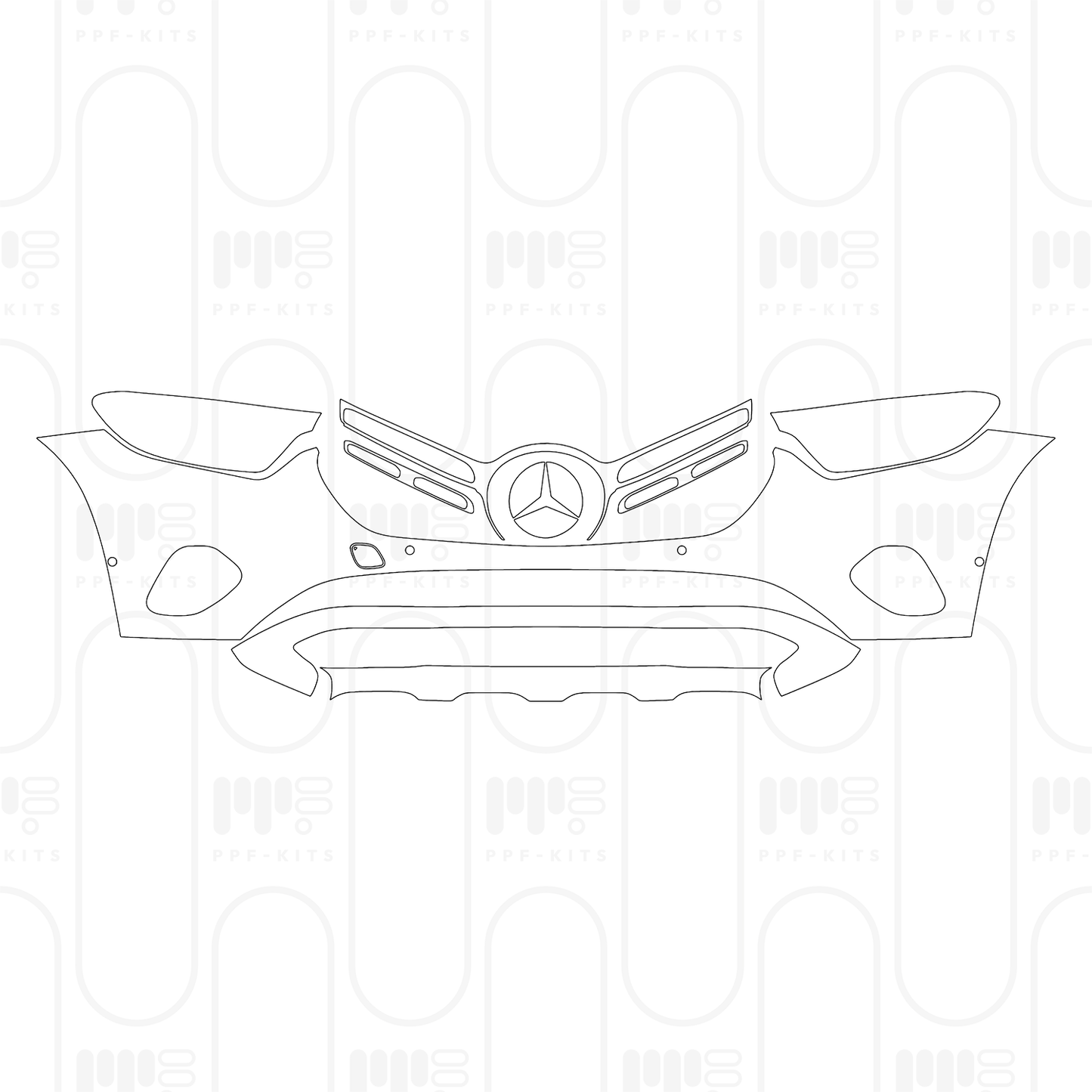 PPF prédécoupé Mercedes-Benz GLC SUV Extended Wheelbase (GLC L) Base 2026