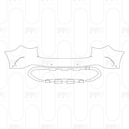 PPF prédécoupé Mercedes-Benz GLC SUV Standard Wheelbase (GLC) AMG Line 2026