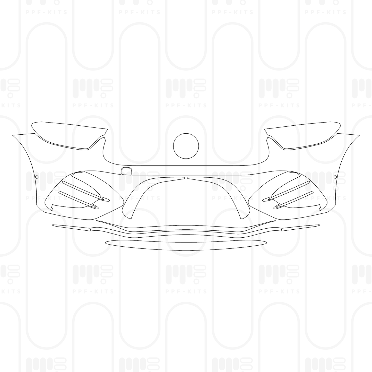 PPF prédécoupé Mercedes-Benz GLC SUV AMG GLC43 2026