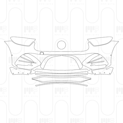 PPF prédécoupé Mercedes-Benz GLC SUV AMG GLC 63 S e Performance 2026