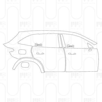 PPF prédécoupé Mercedes-Benz GLC SUV AMG GLC 63 S e Performance 2026