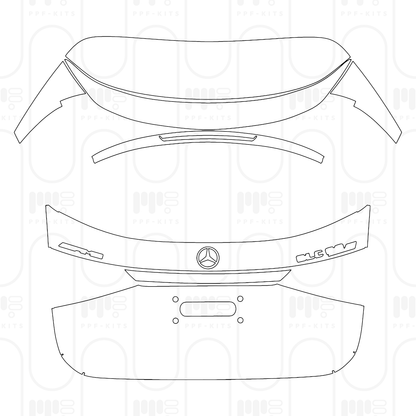 PPF prédécoupé Mercedes-Benz GLC SUV AMG GLC 63 S e Performance 2026