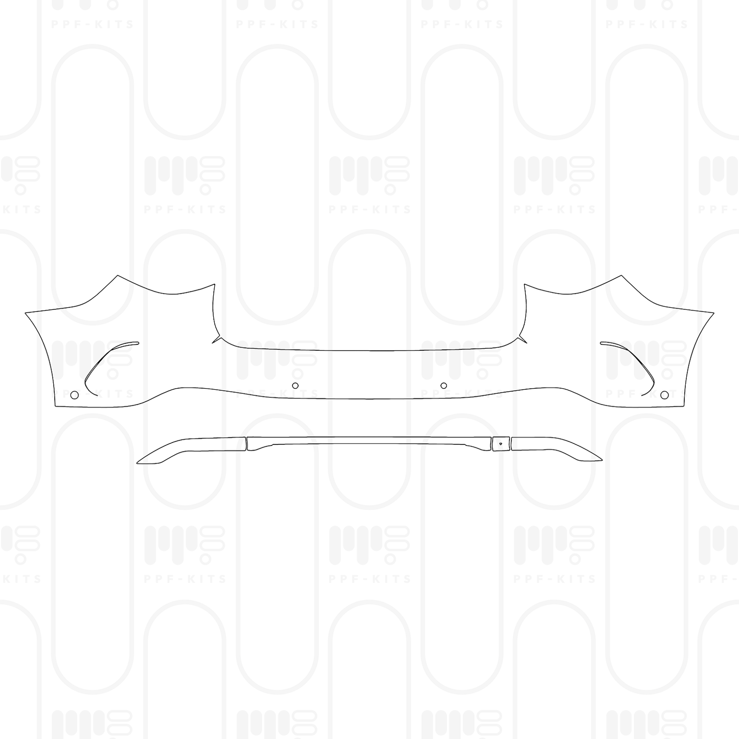 PPF prédécoupé Mercedes-Benz GLC SUV AMG GLC 63 S e Performance 2026
