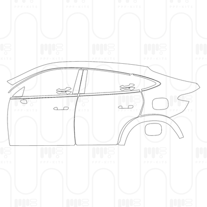 PPF prédécoupé Mercedes-Benz GLC Coupe AMG line 2026