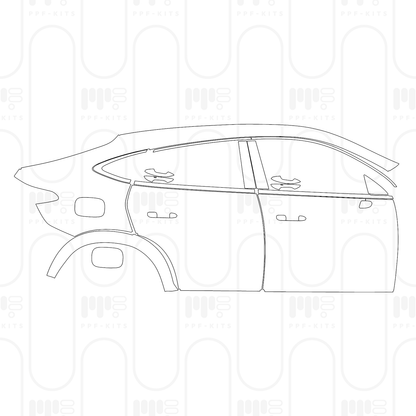 PPF prédécoupé Mercedes-Benz GLC Coupe AMG line 2026