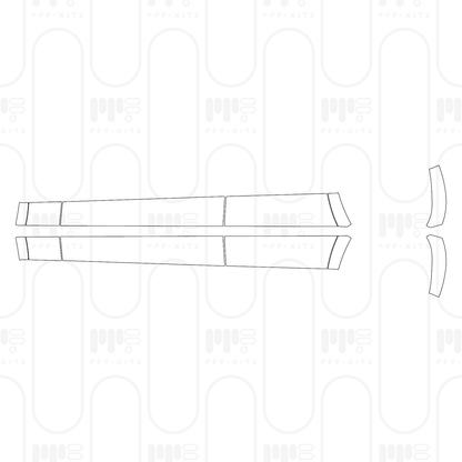PPF prédécoupé Mercedes-Benz GLC Coupe AMG line 2026