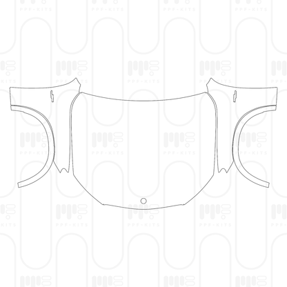 PPF prédécoupé Mercedes-Benz GLC SUV AMG GLC43 2026