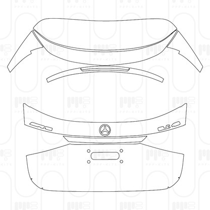 PPF prédécoupé Mercedes-Benz GLC SUV AMG GLC43 2026
