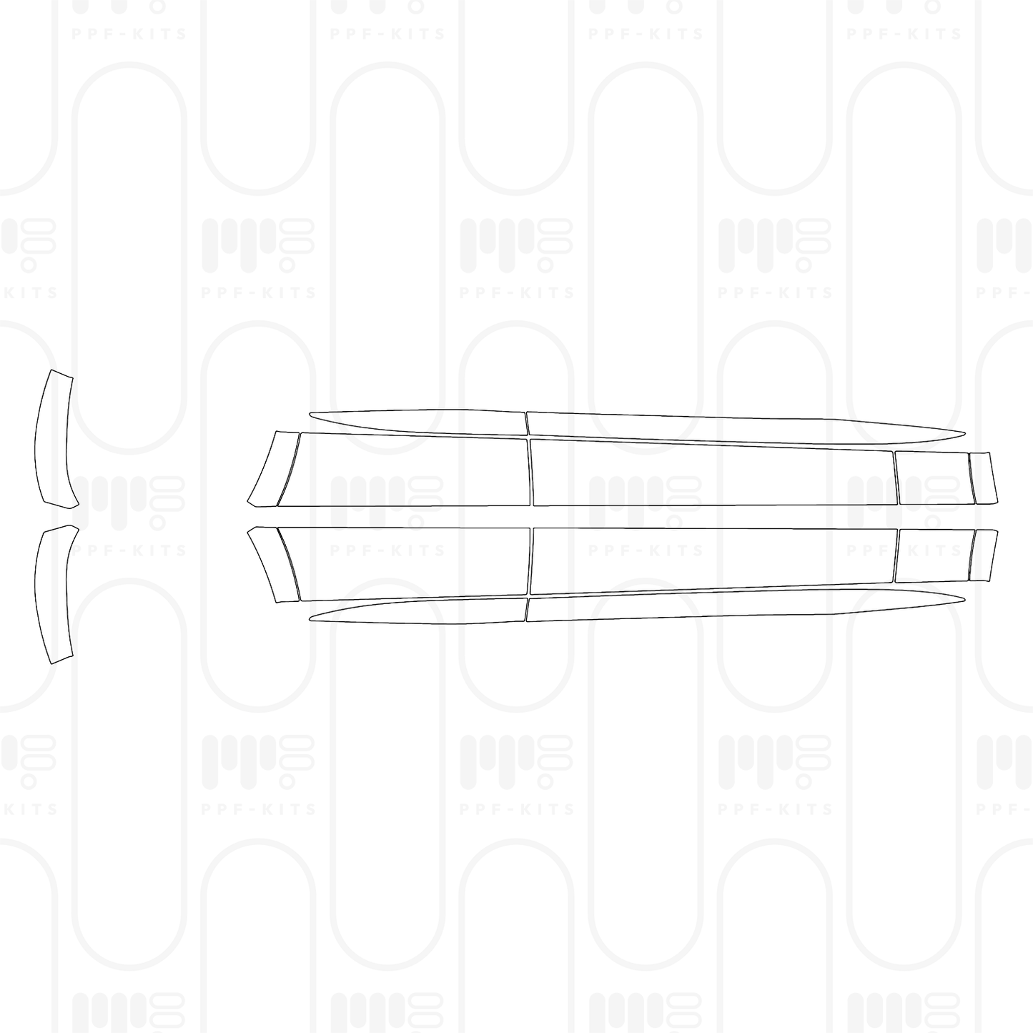 PPF prédécoupé Mercedes-Benz GLC Coupe AMG GLC 63 S e Performance 2026