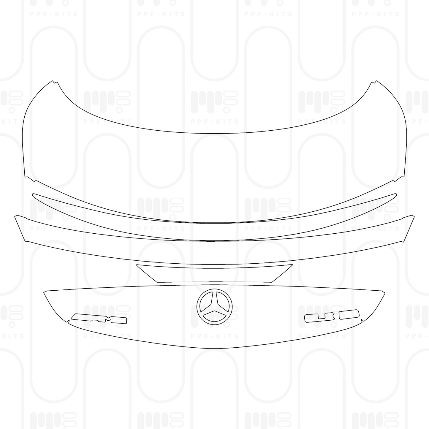 PPF prédécoupé Mercedes-Benz CLE Coupe AMG CLE 53 2026