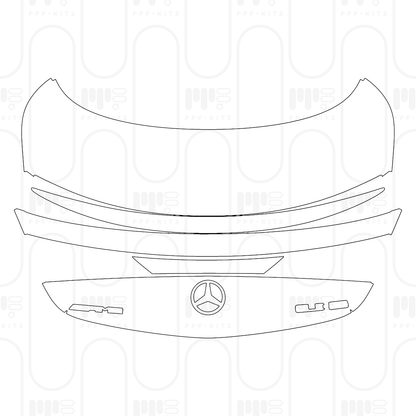 PPF prédécoupé Mercedes-Benz CLE Coupe AMG CLE 53 2026