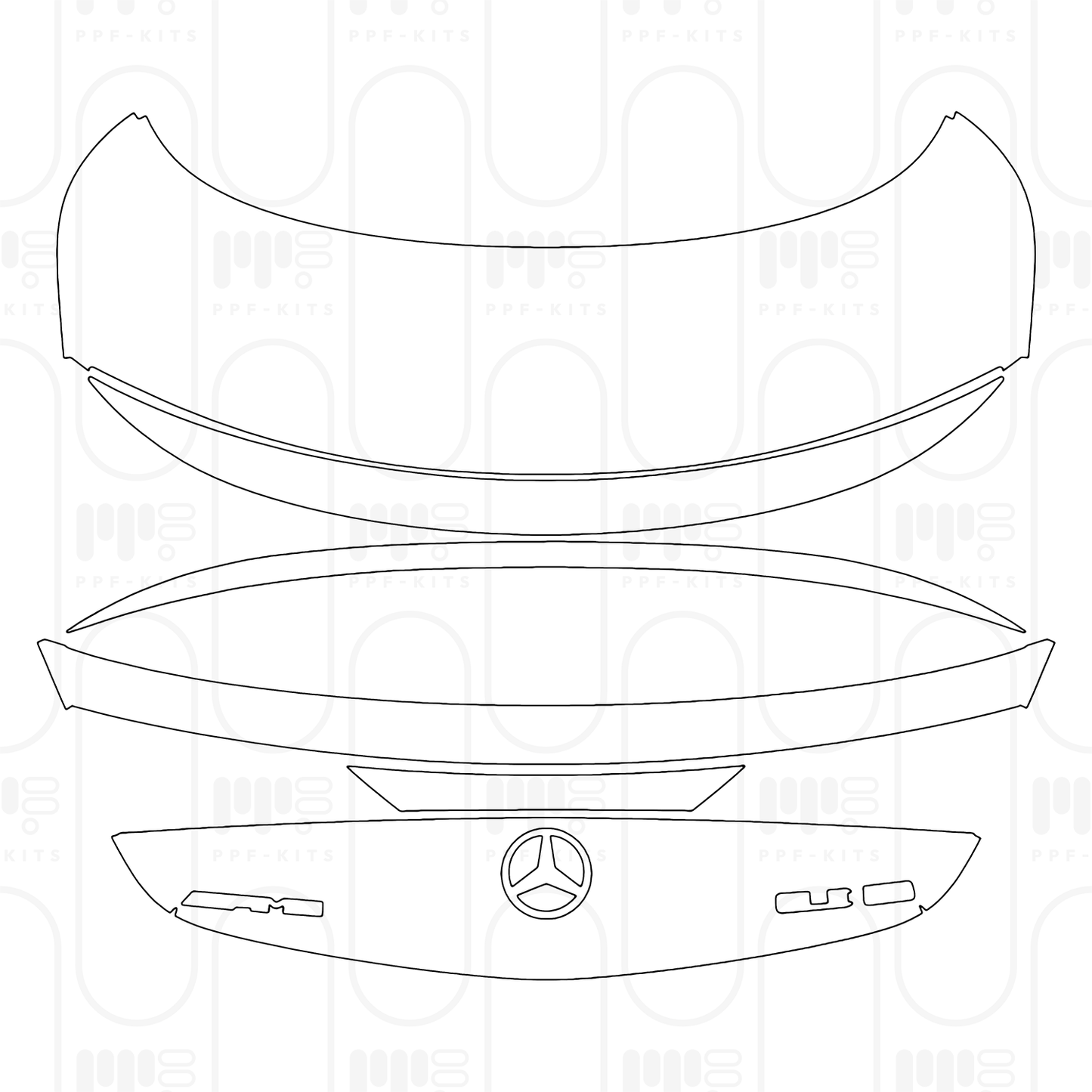 PPF prédécoupé Mercedes-Benz CLE Coupe AMG CLE 53 2026