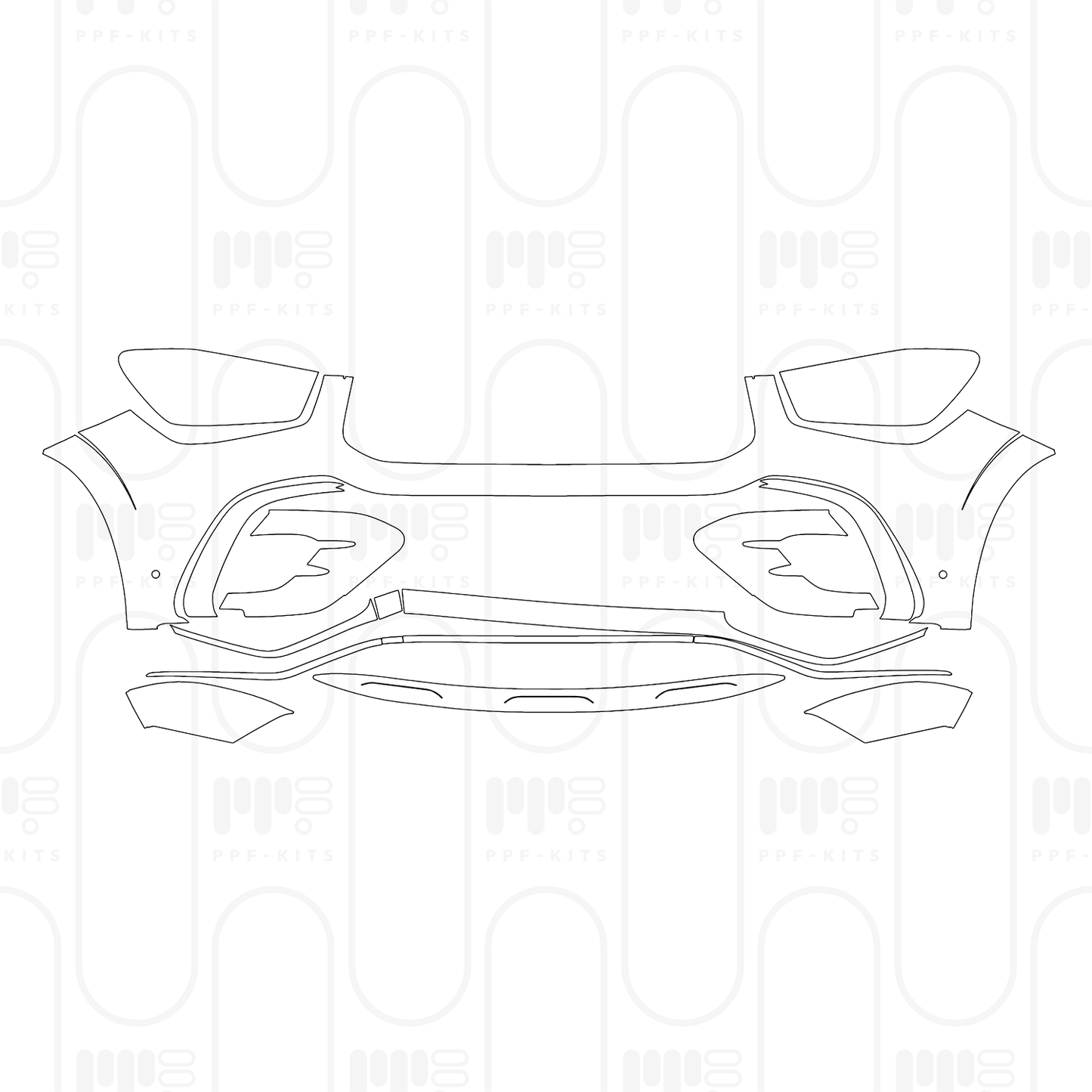 PPF prédécoupé Mercedes-Benz GLE Coupe AMG GLE 53 2026