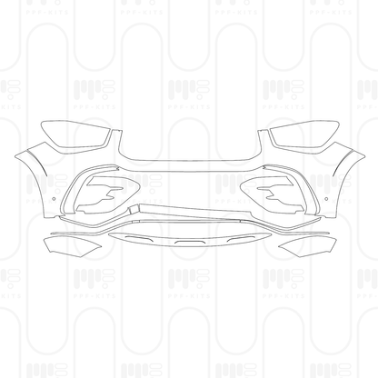 PPF prédécoupé Mercedes-Benz GLE Coupe AMG GLE 53 2026