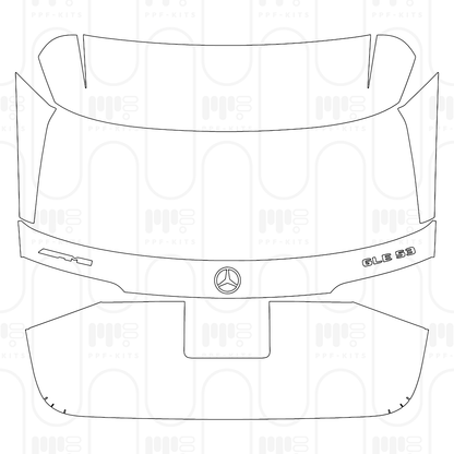 PPF prédécoupé Mercedes-Benz GLE SUV AMG GLE 53 2026