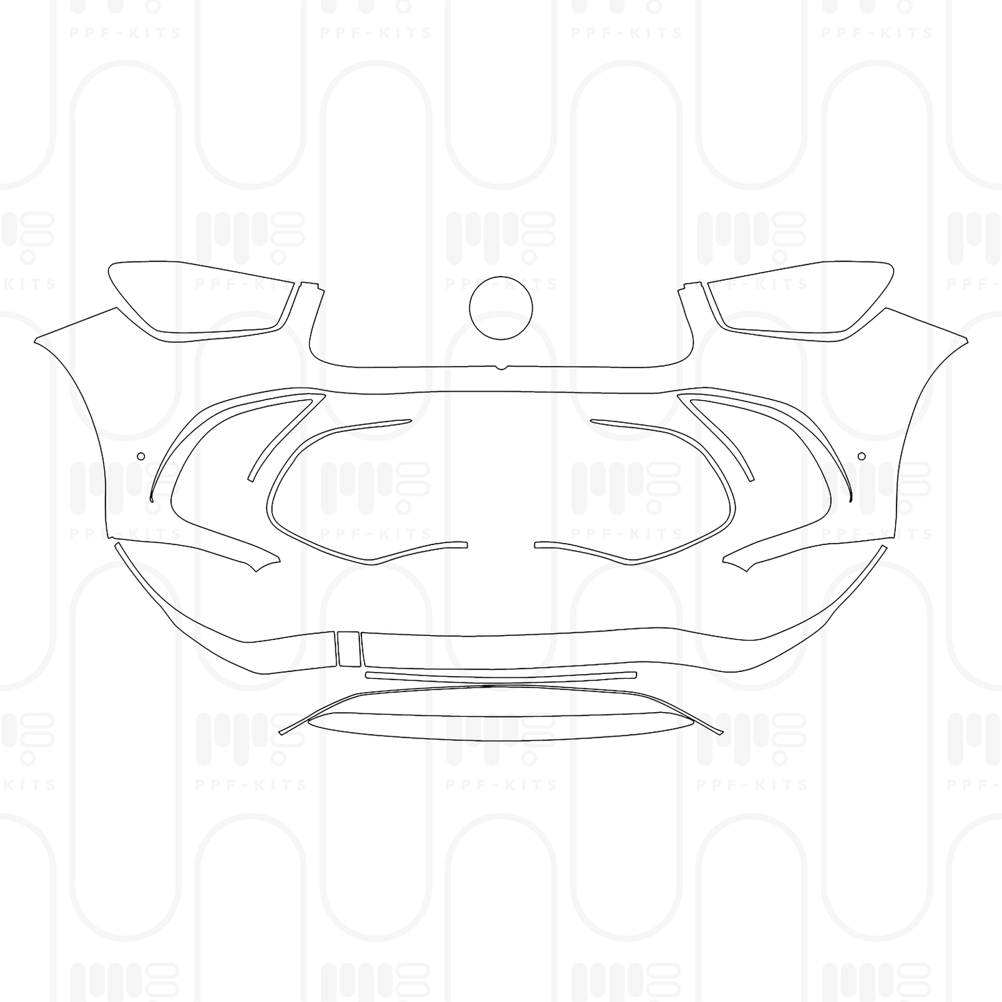 PPF prédécoupé Mercedes-Benz GLE SUV AMG GLE 63 S 2026