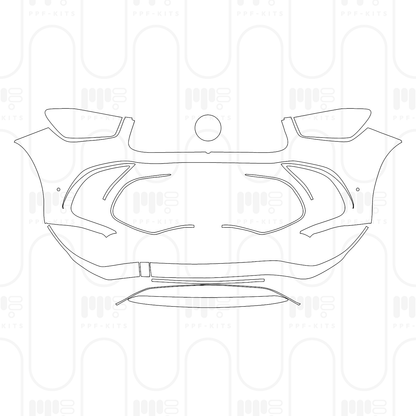 PPF prédécoupé Mercedes-Benz GLE SUV AMG GLE 63 S 2026