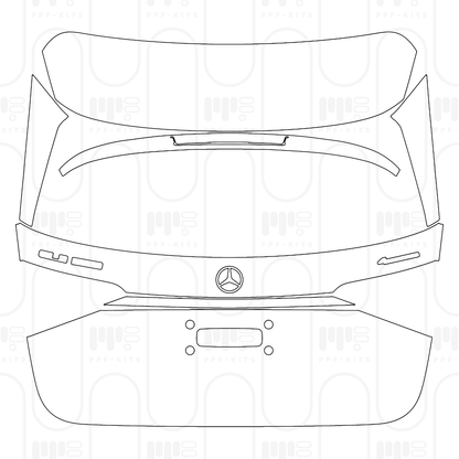 PPF prédécoupé Mercedes-Benz GLE SUV AMG line 2026