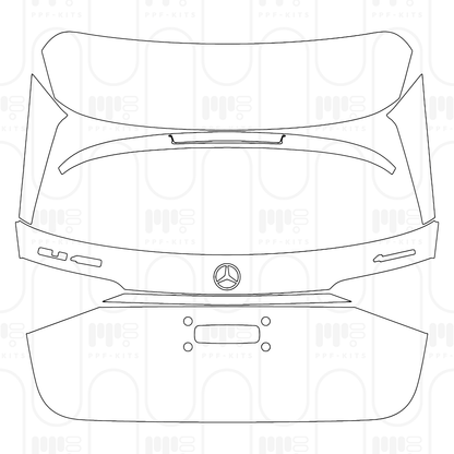 PPF prédécoupé Mercedes-Benz GLE SUV AMG line 2026