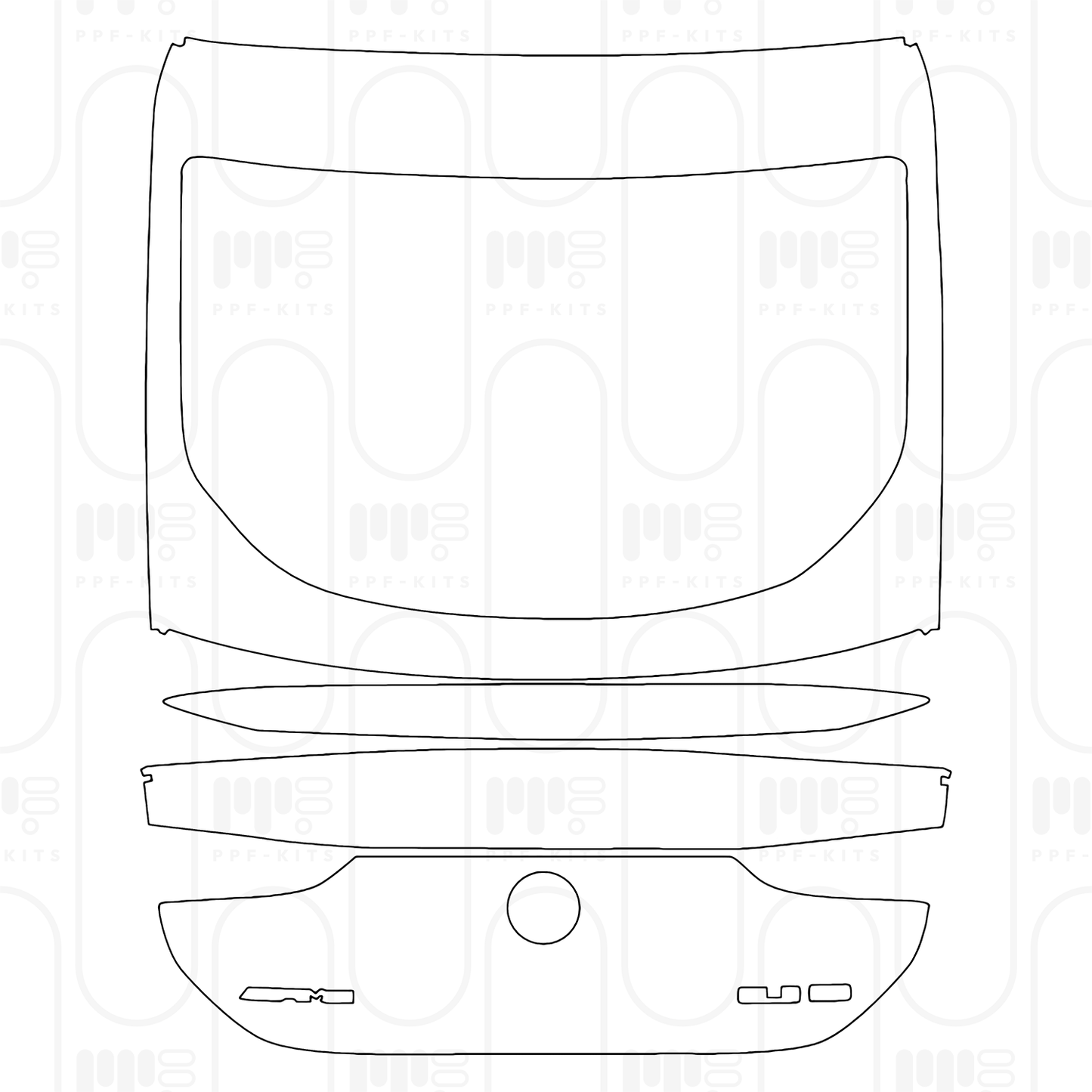 PPF prédécoupé Mercedes-Benz GLE Coupe AMG GLE 53 2026