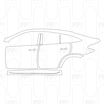PPF prédécoupé Mercedes-Benz GLE Coupe AMG Line 2026