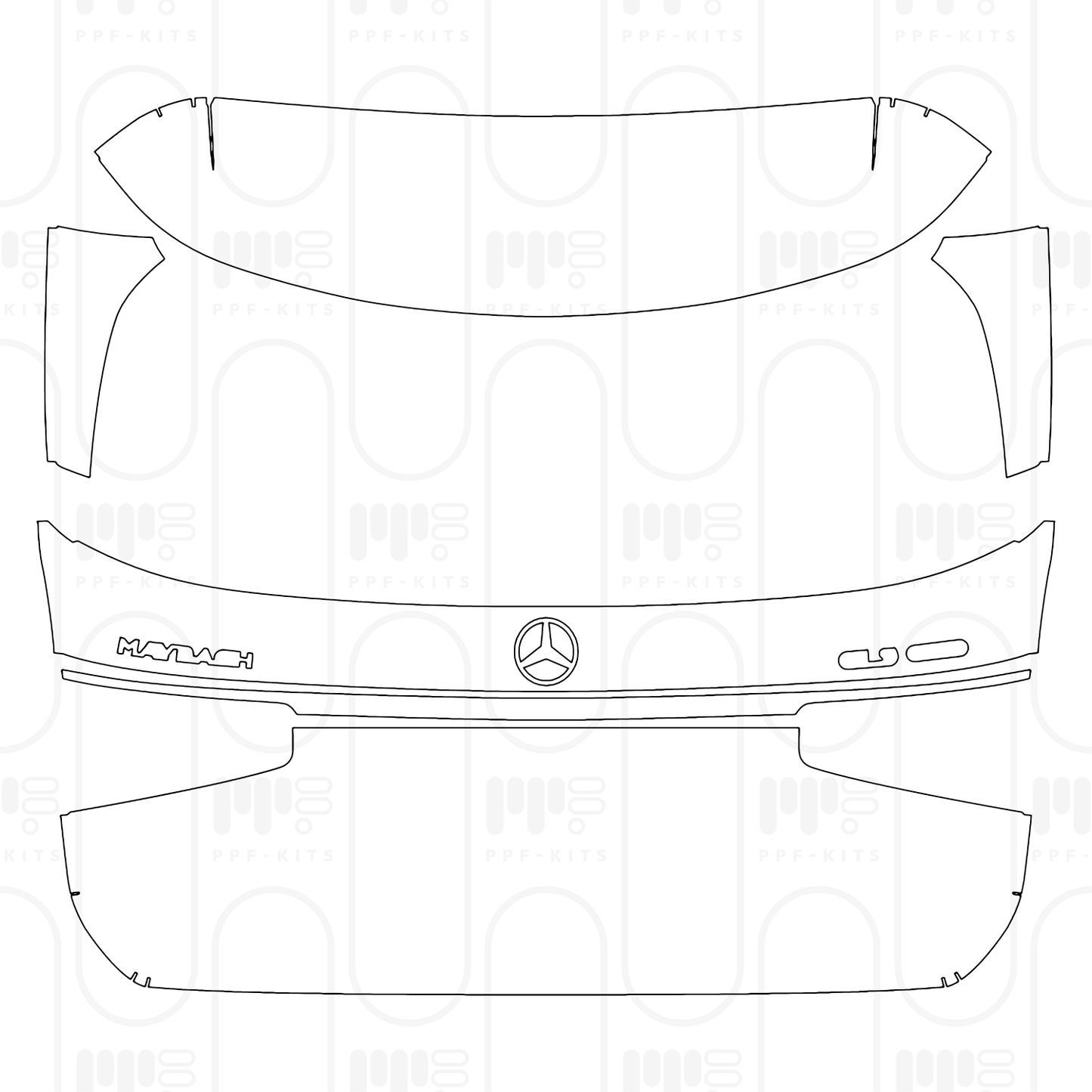 PPF prédécoupé Mercedes-Benz Maybach GLS 2026