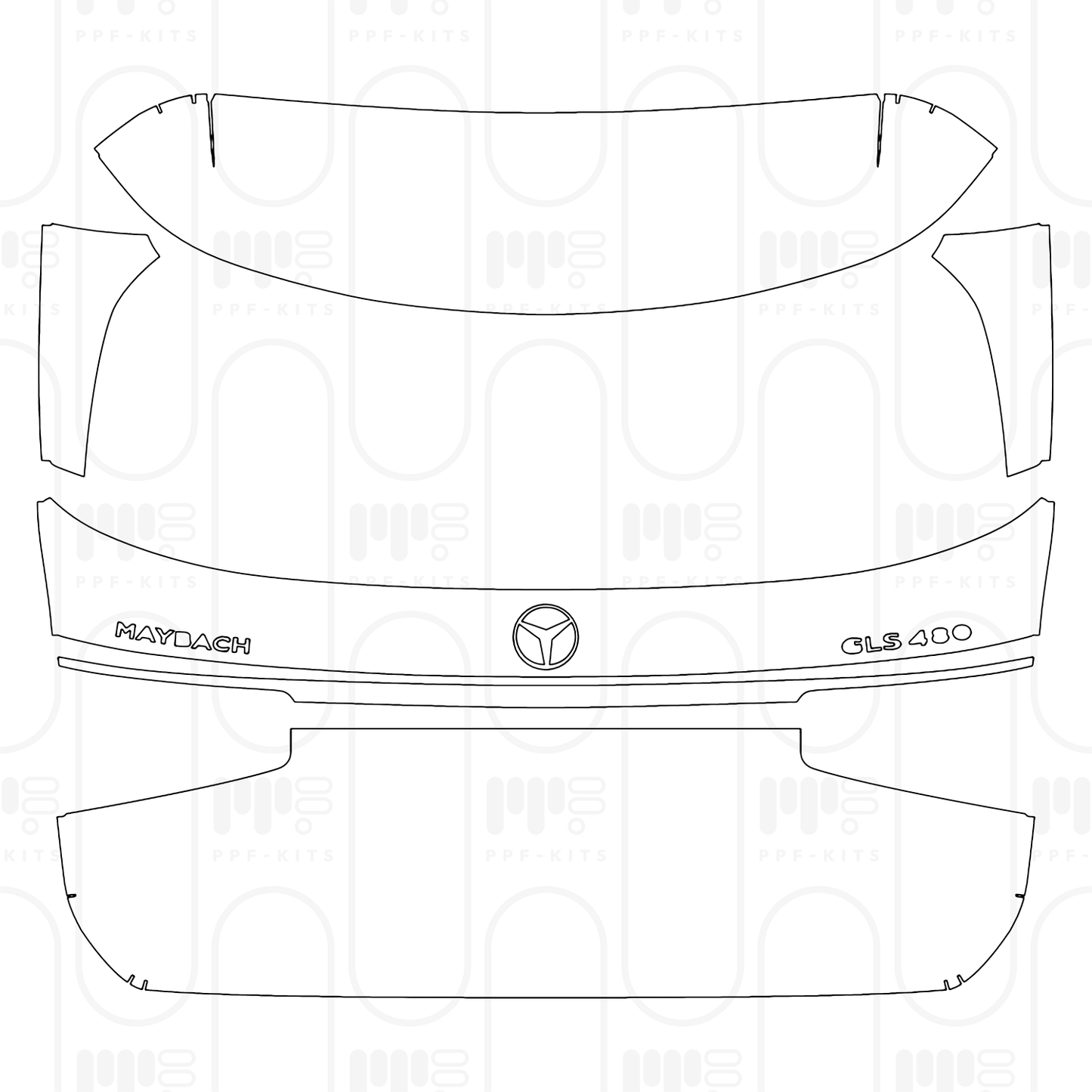 PPF prédécoupé Mercedes-Benz Maybach GLS 2026