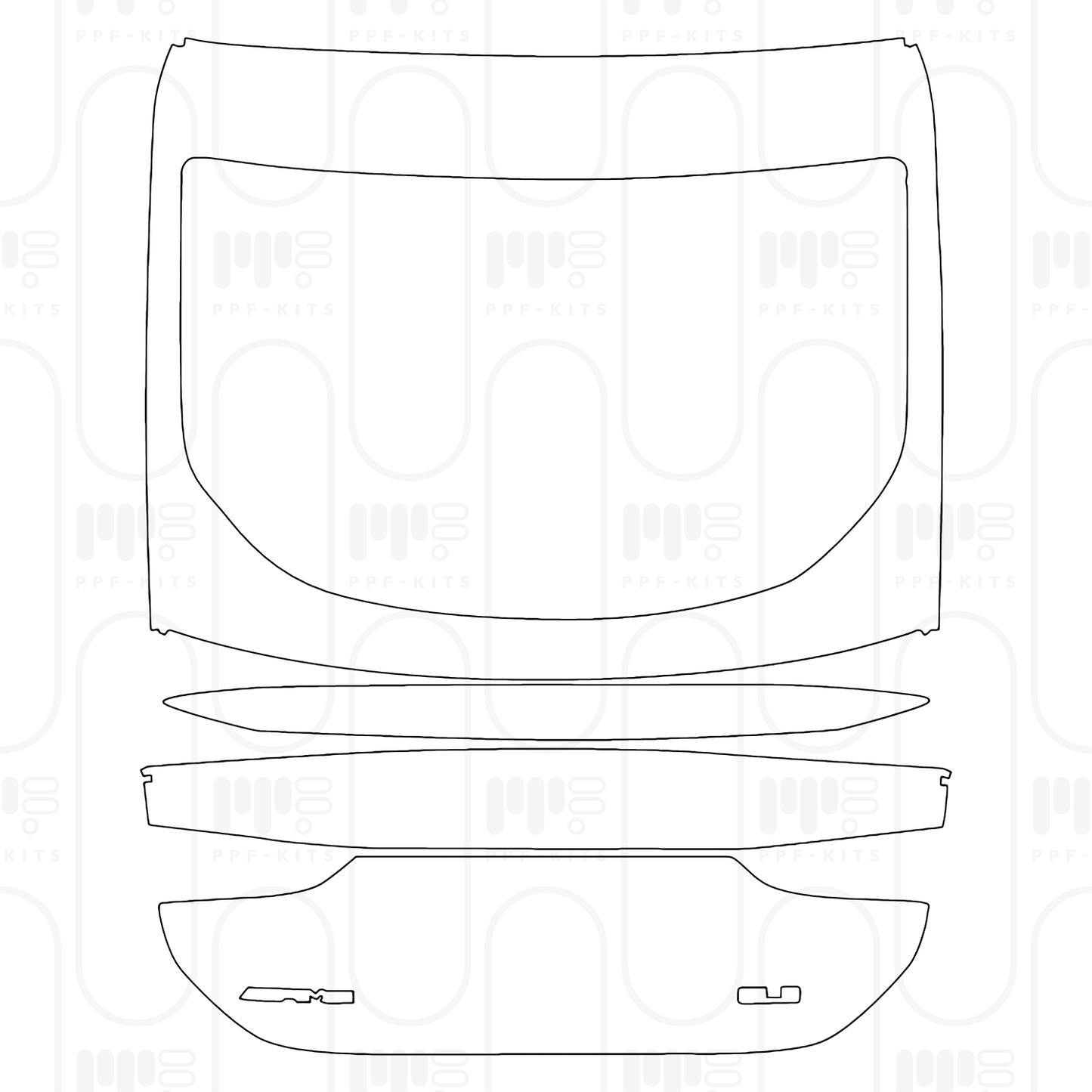 PPF prédécoupé Mercedes-Benz GLE Coupe AMG GLE 63 S 2026