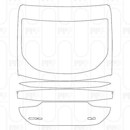 PPF prédécoupé Mercedes-Benz GLE Coupe AMG GLE 63 S 2026
