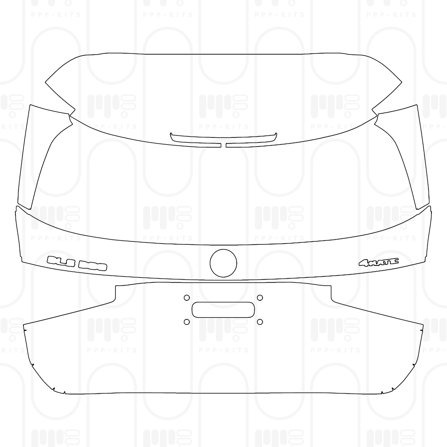 PPF prédécoupé Mercedes-Benz GLS Base 2026