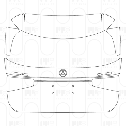 PPF prédécoupé Mercedes-Benz GLS AMG GLS 63 2026