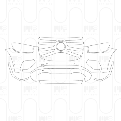 PPF prédécoupé Mercedes-Benz GLS Base 2026