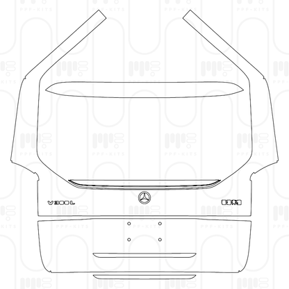 PPF prédécoupé Mercedes-Benz V Class Extended Wheelbase Base 2026