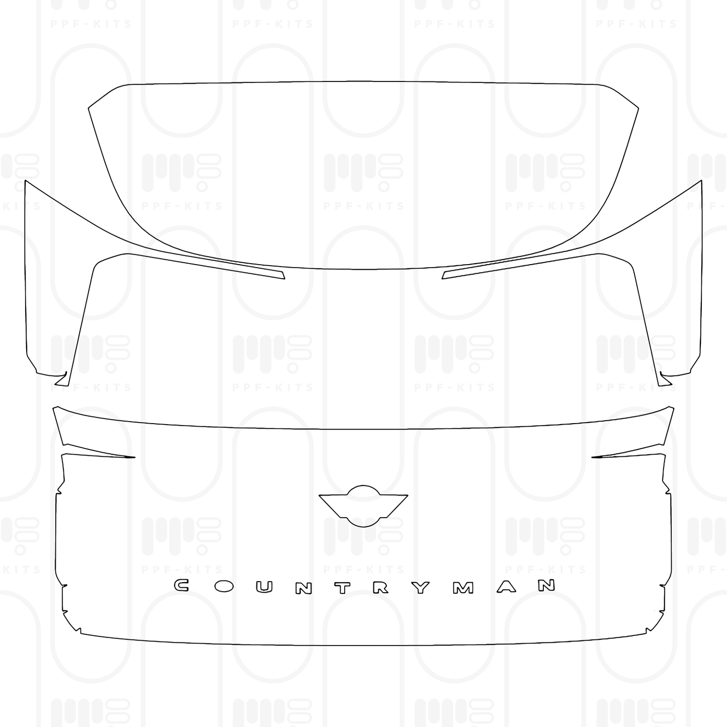 PPF prédécoupé MINI Countryman C Classic 2026