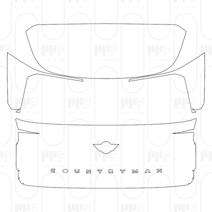 PPF prédécoupé MINI Countryman C Classic 2026