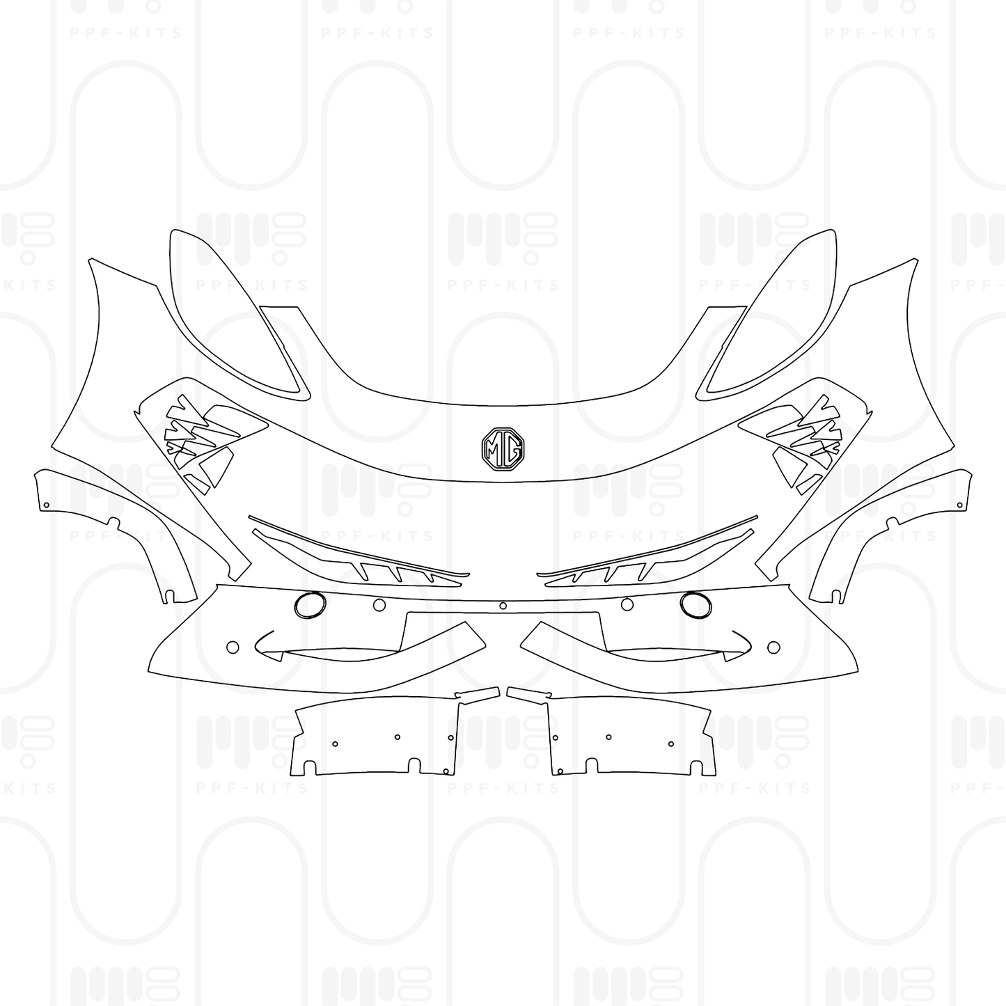 PPF prédécoupé MG Cyberster (EU) 2026