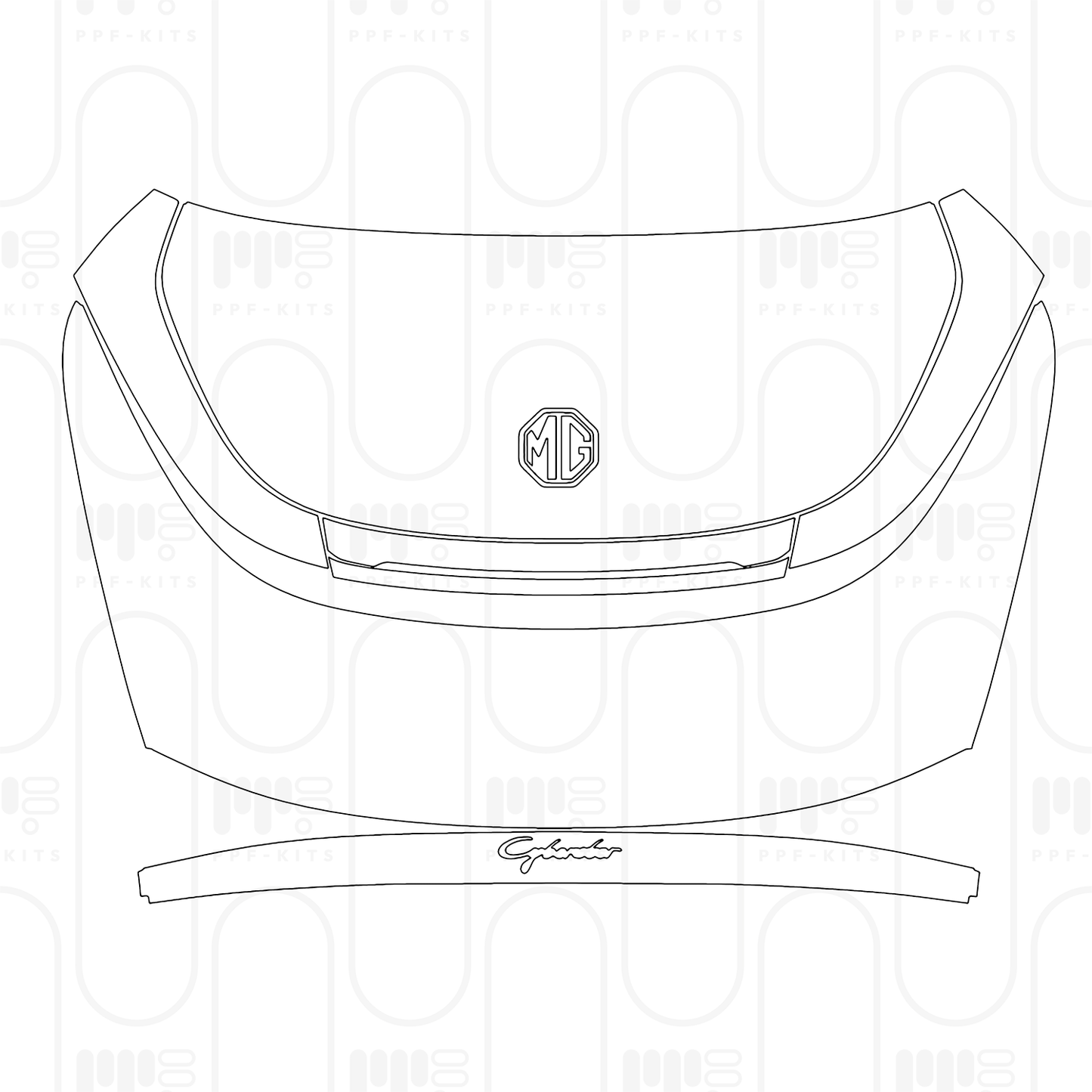 PPF prédécoupé MG Cyberster (EU) 2026