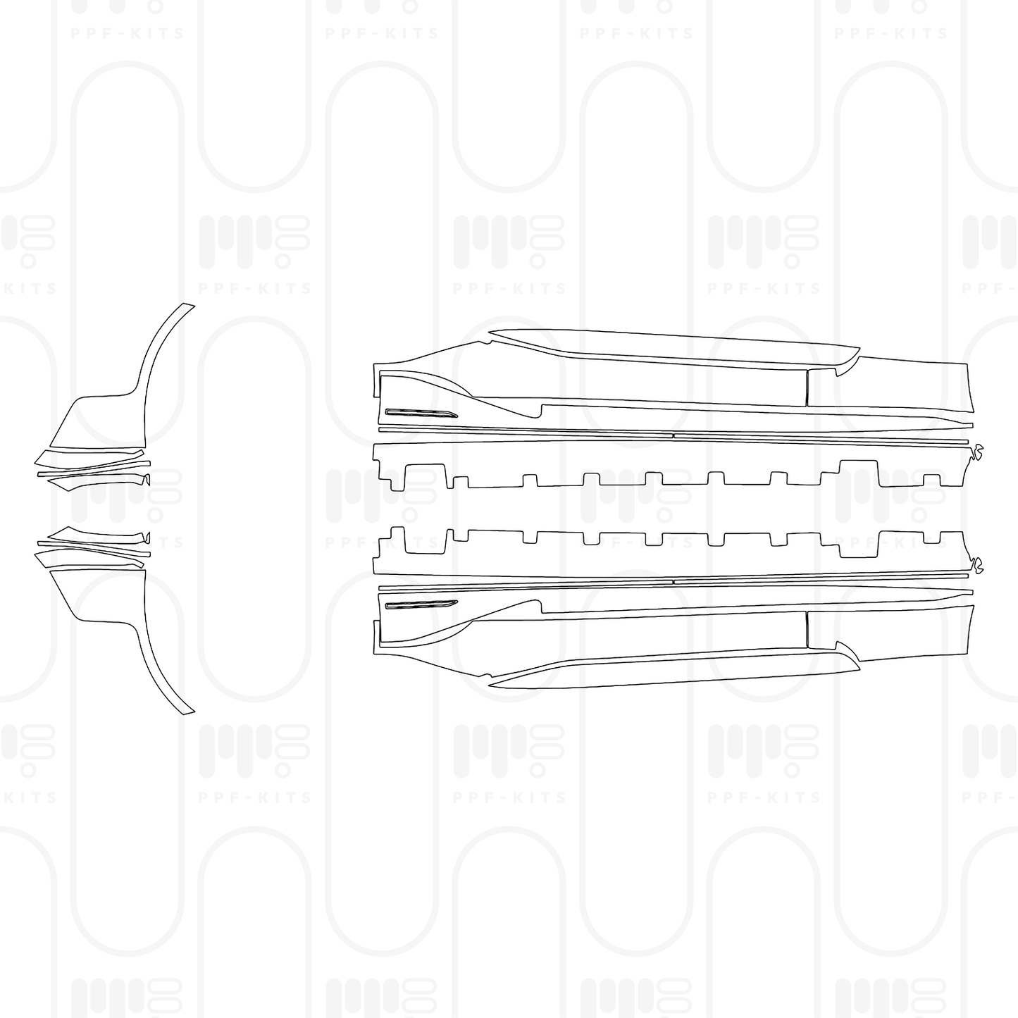 PPF prédécoupé MG Cyberster (EU) 2026