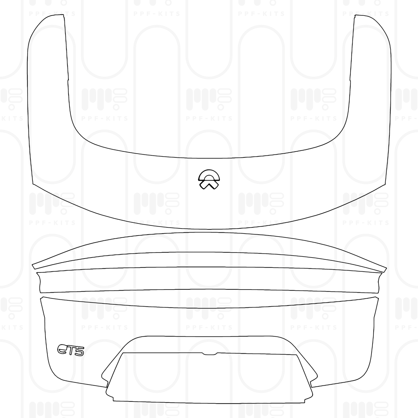 PPF prédécoupé NIO ET5 2026