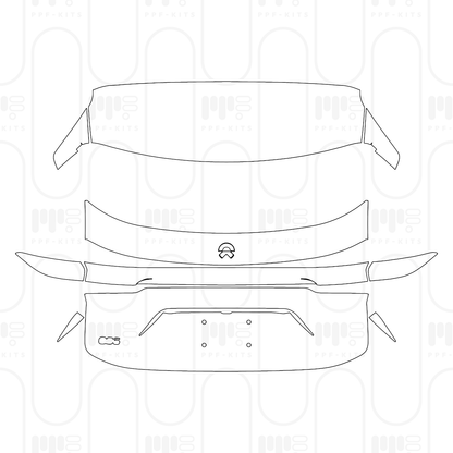 PPF prédécoupé NIO ES6 2026