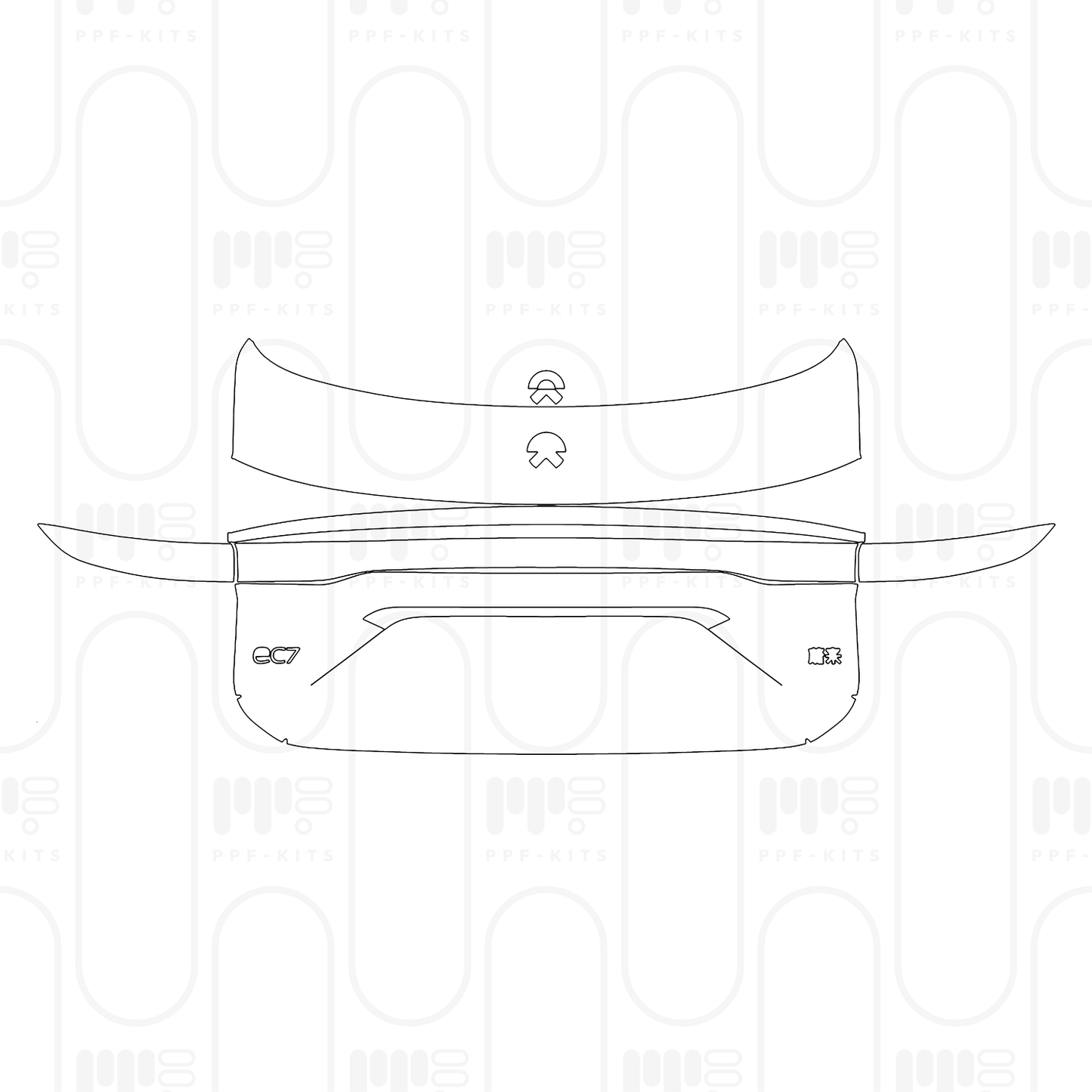 PPF prédécoupé NIO EC7 2026