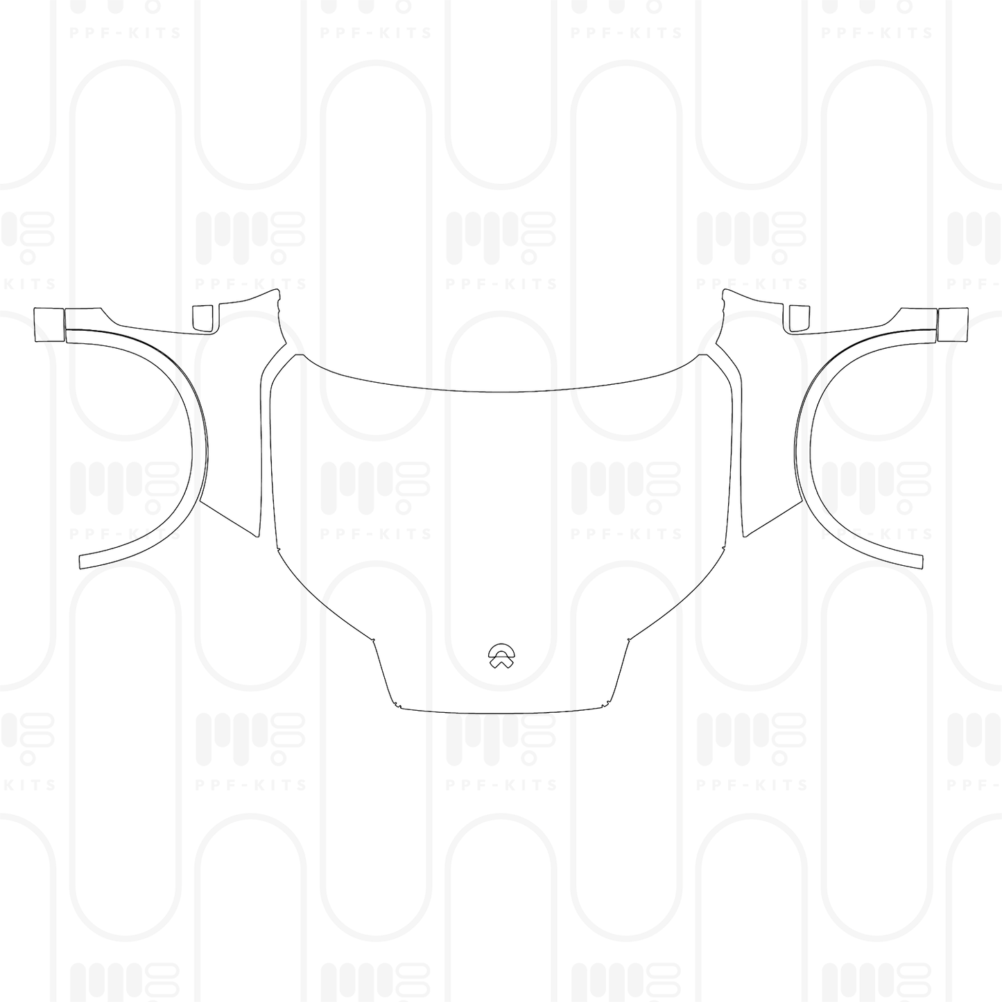 PPF prédécoupé NIO ES8 2026