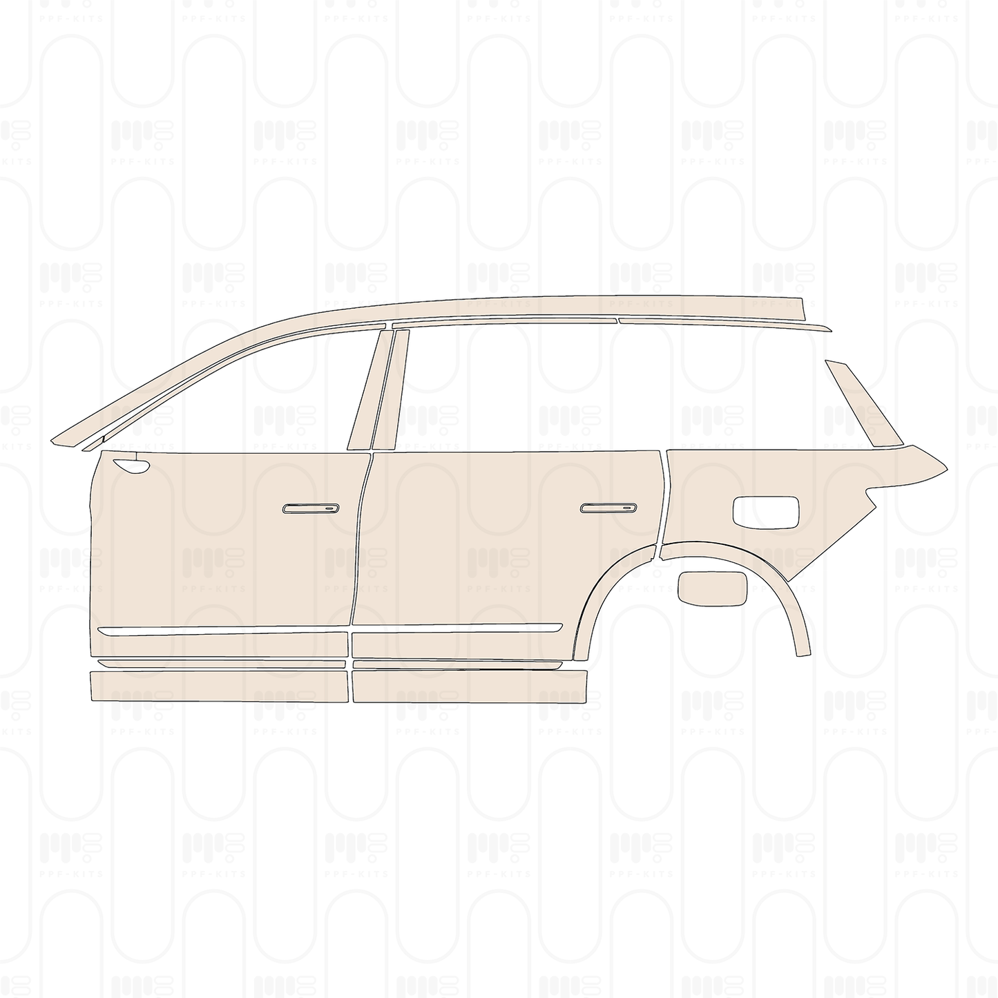 PPF prédécoupé NIO ES8 2026
