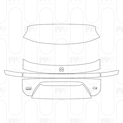 PPF prédécoupé NIO ES8 2026