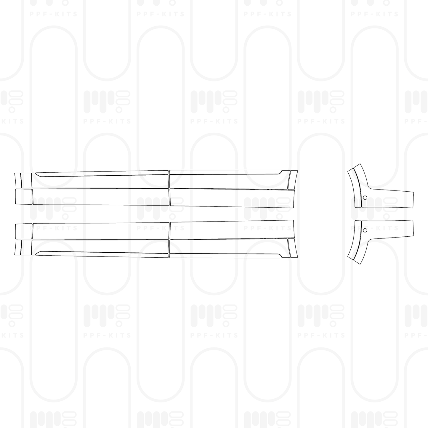 PPF prédécoupé NIO ES8 2026