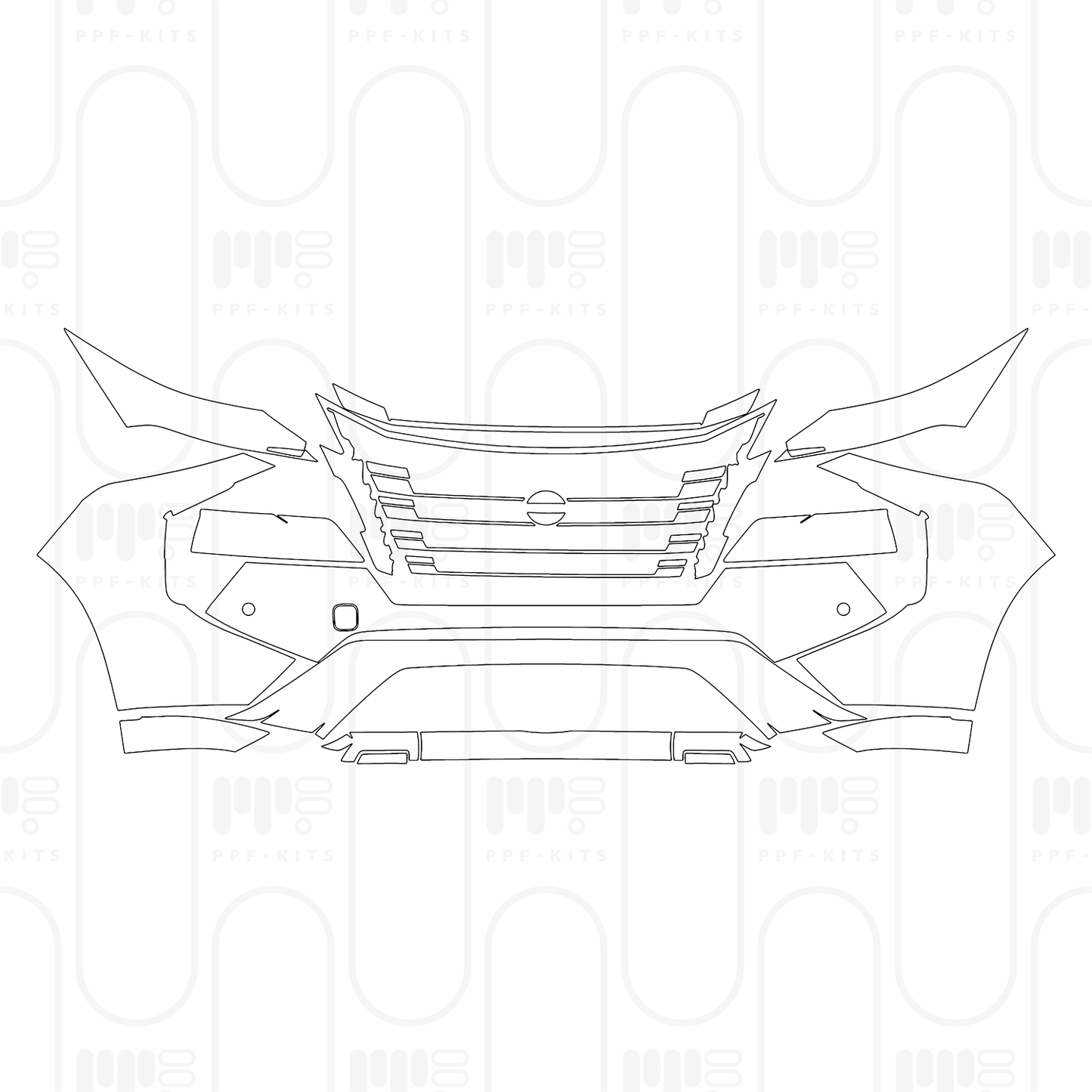 PPF prédécoupé Nissan Rogue Platinum 2026