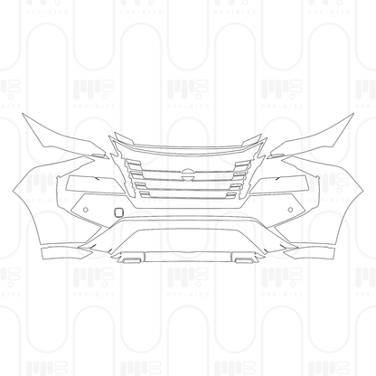 PPF prédécoupé Nissan Rogue Platinum 2026